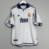 Shop 2000/01 REAL MADRID FIGO #10 HOME SHIRT (XL) ADIDAS, classic football shirts, vintage football shirts & retro soccer jerseys at Cult Kits