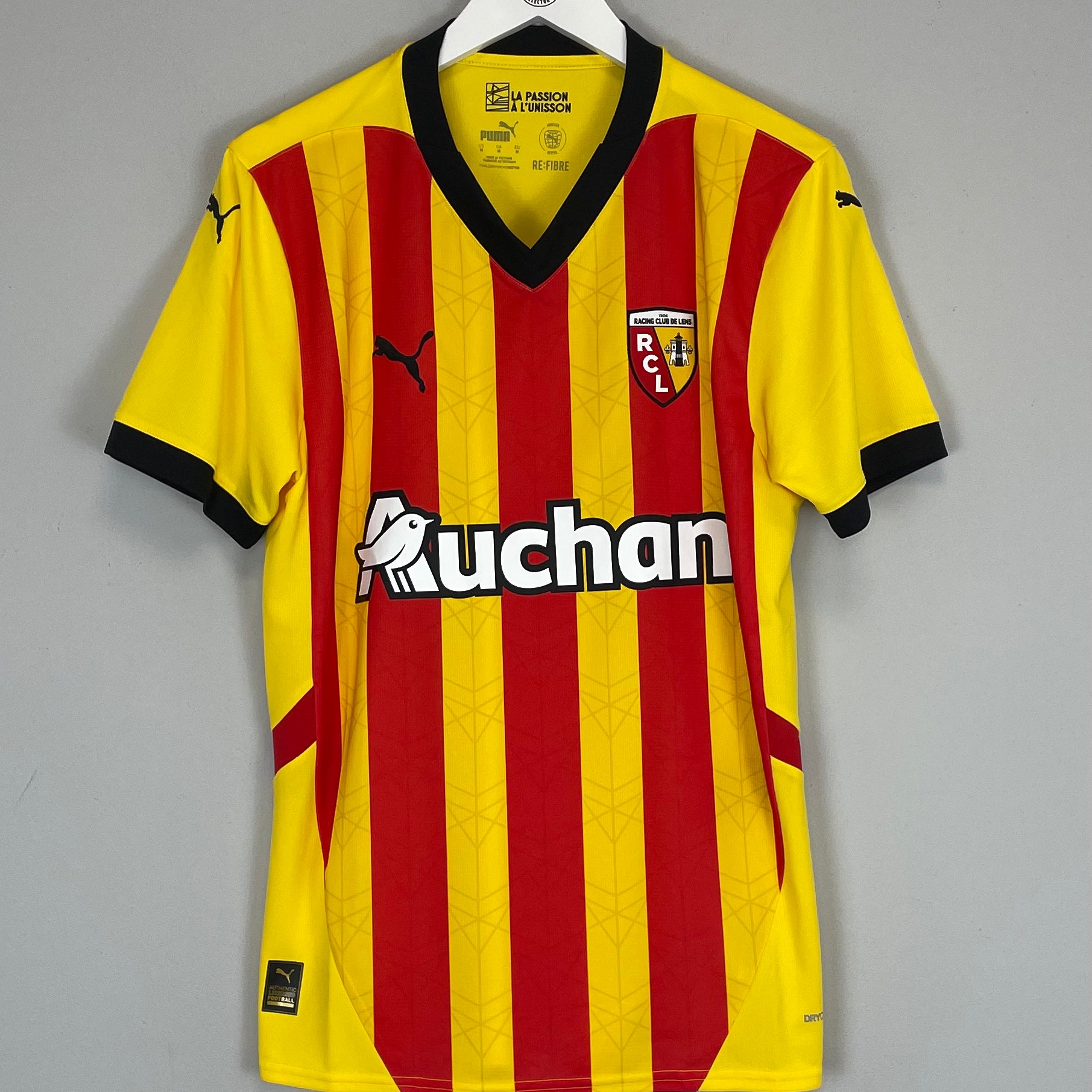 Shop 2024/25 RC LENS HOME SHIRT (M) PUMA, classic football shirts, vintage football shirts & retro soccer jerseys at Cult Kits