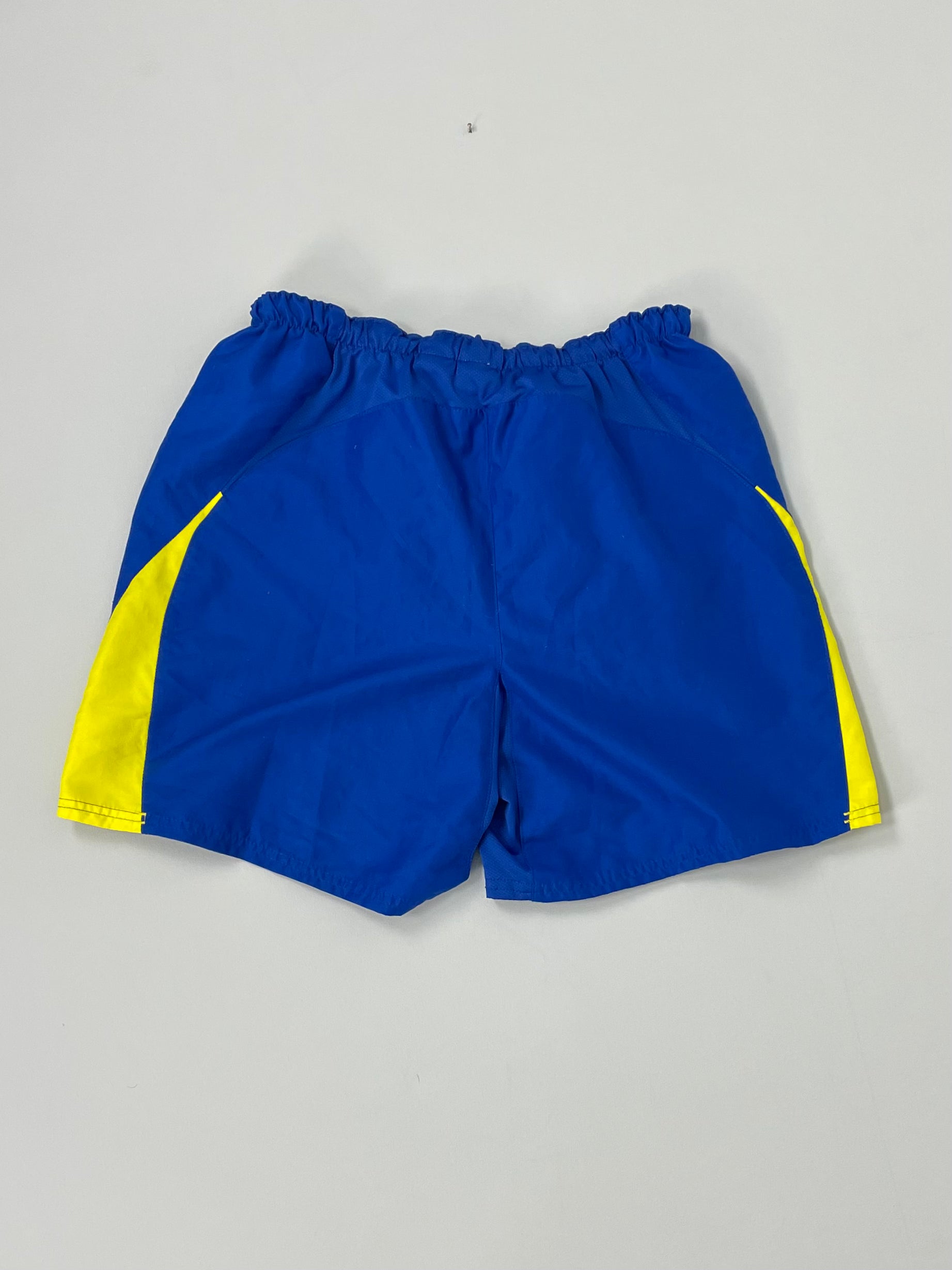 Shop 2004/05 BOCA JUNIORS #10 HOME SHORTS (L) NIKE, classic football shirts, vintage football shirts & retro soccer jerseys at Cult Kits