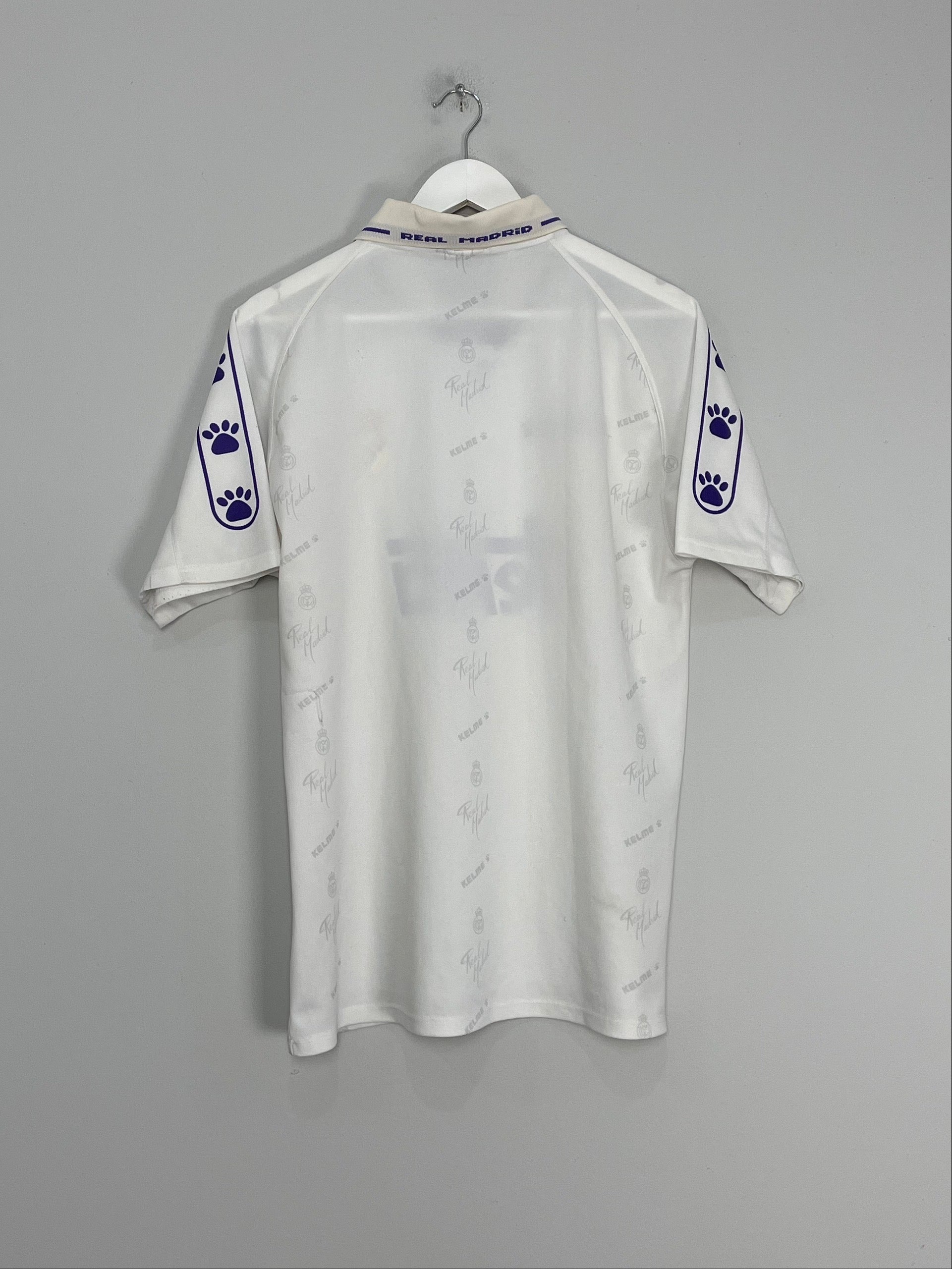 Shop 1994/95 REAL MADRID HOME SHIRT (M) KELME, classic football shirts, vintage football shirts & retro soccer jerseys at Cult Kits