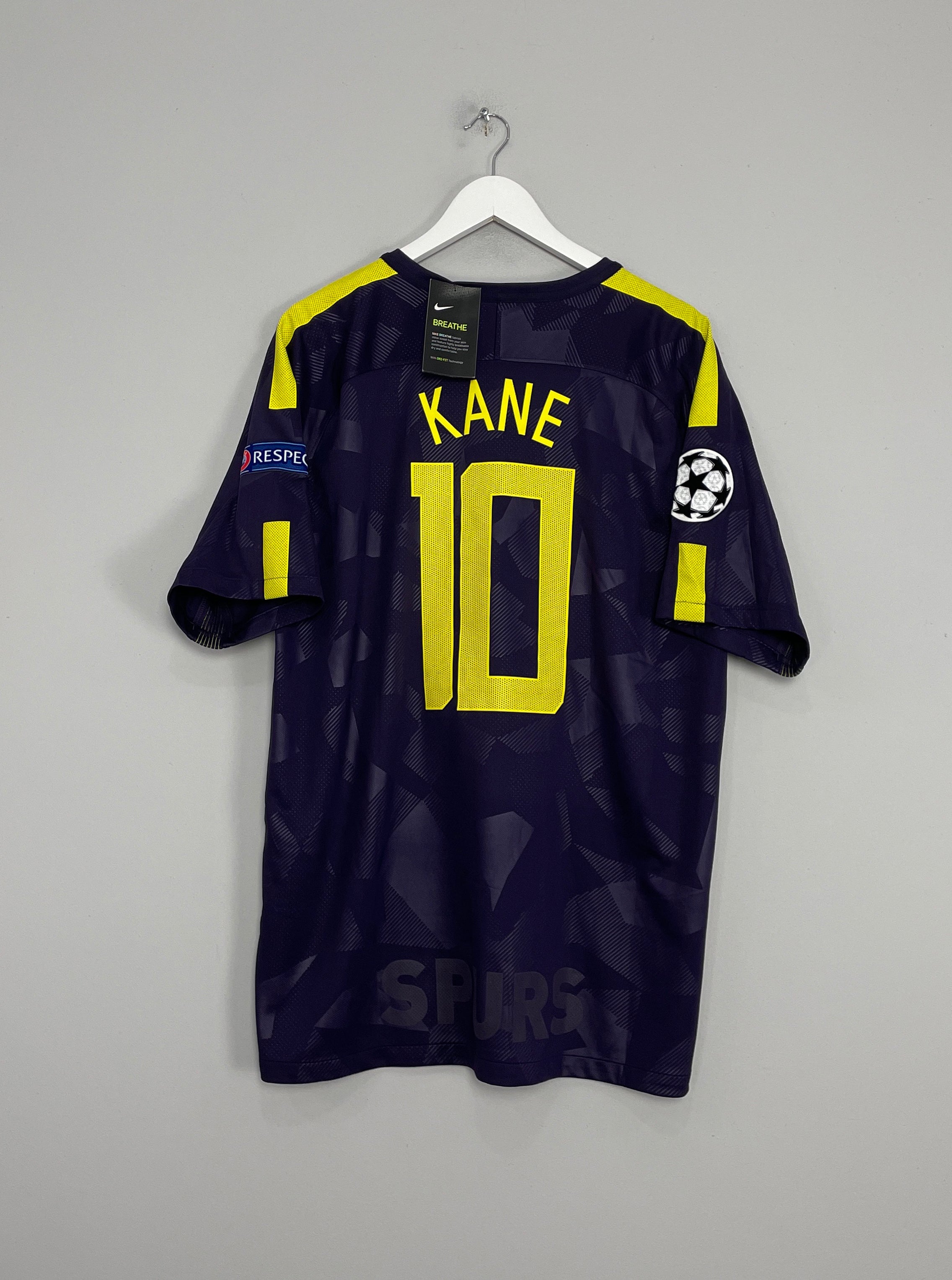Shop 2017/18 TOTTENHAM HOTSPUR KANE #10 *BNWT* C/L THIRD SHIRT (XL) NIKE, classic football shirts, vintage football shirts & retro soccer jerseys at Cult Kits