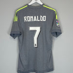 Shop 2015/16 REAL MADRID RONALDO #7 AWAY SHIRT (L) ADIDAS, classic football shirts, vintage football shirts & retro soccer jerseys at Cult Kits