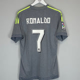Shop 2015/16 REAL MADRID RONALDO #7 AWAY SHIRT (L) ADIDAS, classic football shirts, vintage football shirts & retro soccer jerseys at Cult Kits