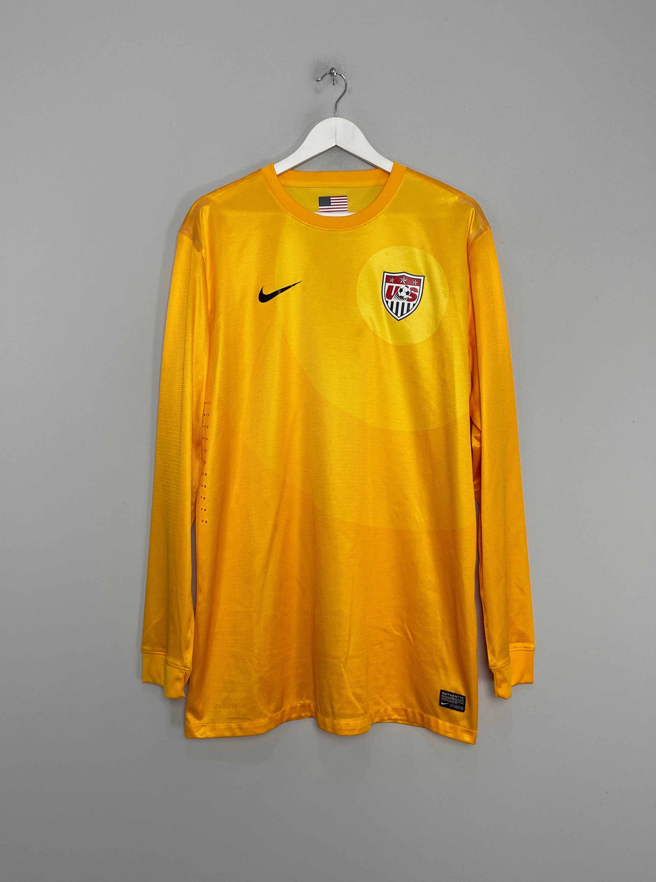 2012/13 USA *PLAYER ISSUE* GK SHIRT (XXL) NIKE