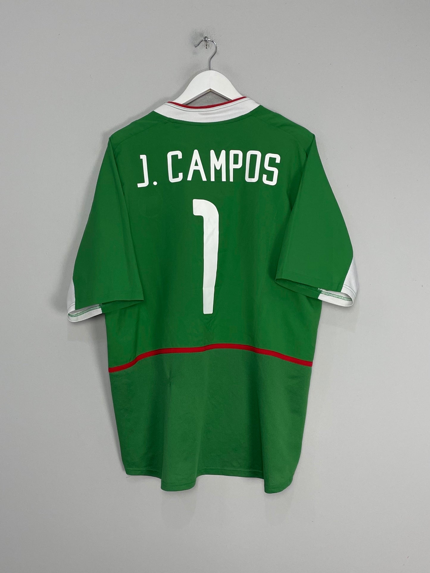 2003/04 MEXICO J.CAMPOS #1 HOME SHIRT (XL) NIKE