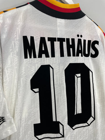 1994/96 GERMANY MATTHAUS #10 HOME SHIRT (L) ADIDAS
