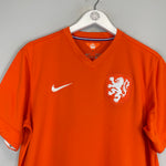 Shop 2014/15 NETHERLANDS HOME SHIRT (L) NIKE, classic football shirts, vintage football shirts & retro soccer jerseys at Cult Kits