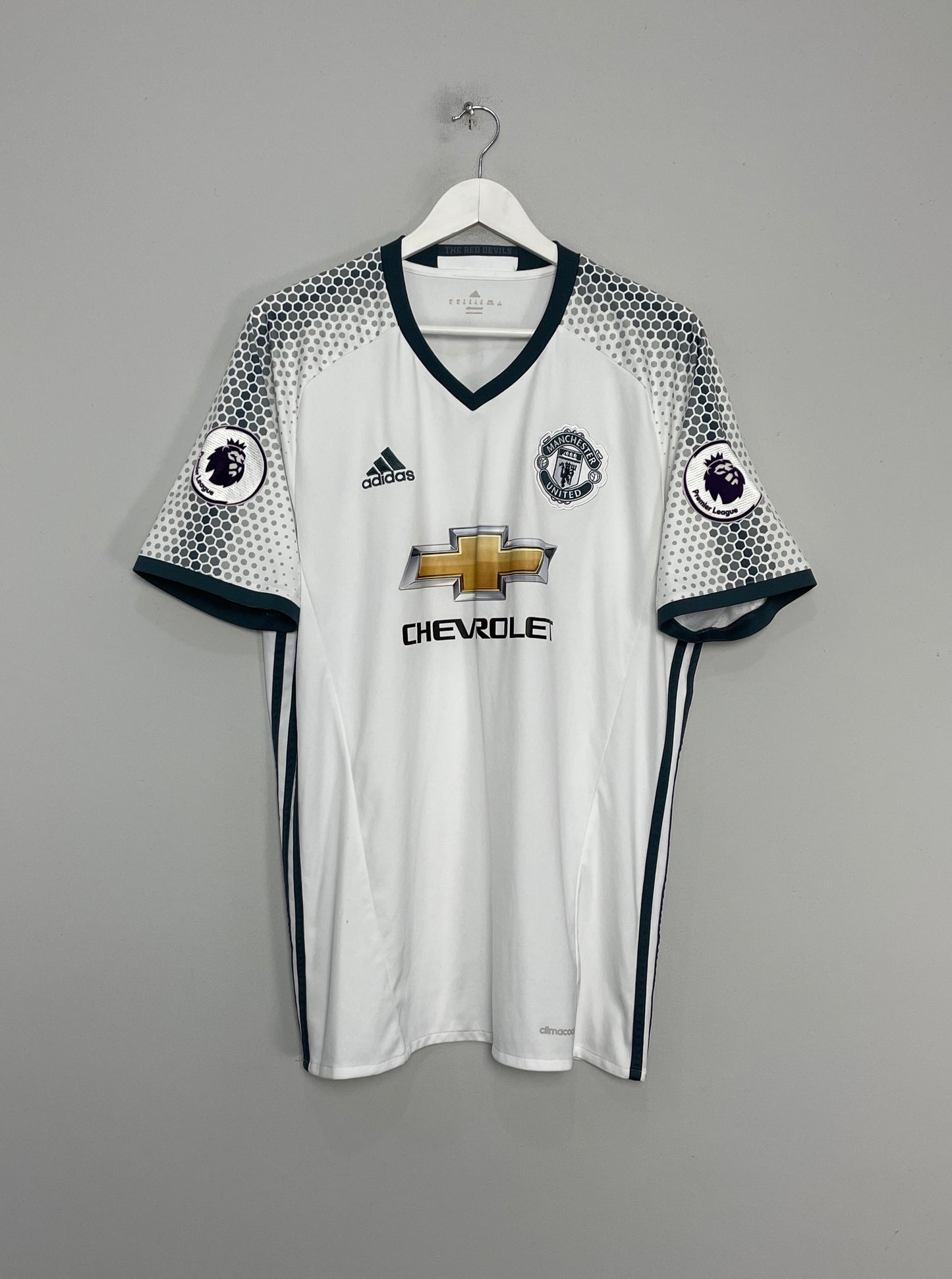 2016/17 MANCHESTER UNITED MKHITARYAN #22 THIRD SHIRT (XL) ADIDAS