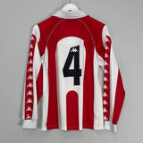 Shop 1998/99 ATHLETIC BILBAO #4 L/S HOME SHIRT (S) KAPPA, classic football shirts, vintage football shirts & retro soccer jerseys at Cult Kits