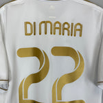 Buy 2011/12 REAL MADRID DI MARIA 22 HOME SHIRT (L) ADIDAS ~ Free worldwide shipping ~ Authentic Vintage Football Shirts from Cult Kits
