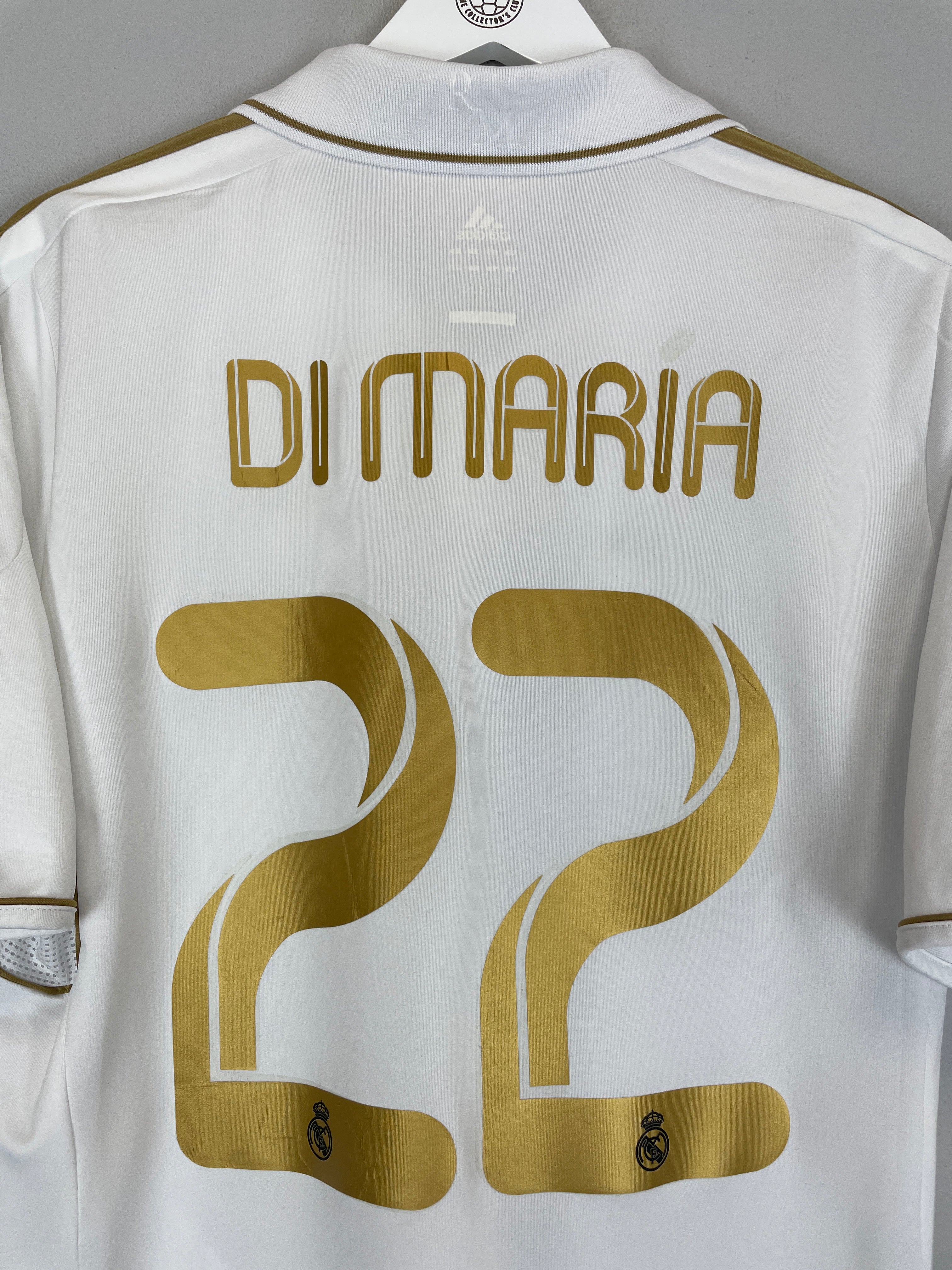 Buy 2011/12 REAL MADRID DI MARIA 22 HOME SHIRT (L) ADIDAS ~ Free worldwide shipping ~ Authentic Vintage Football Shirts from Cult Kits