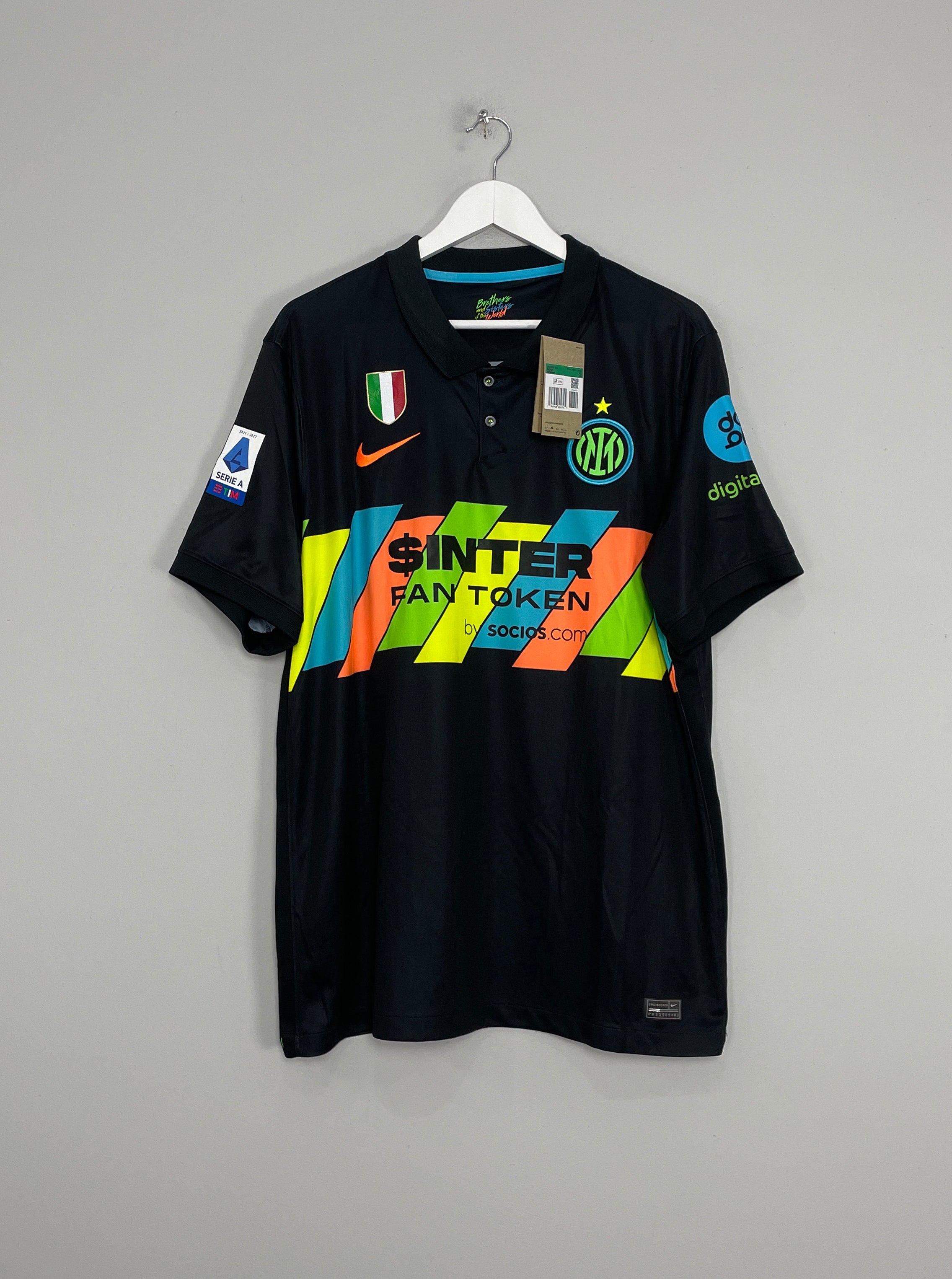 Shop 2021/22 INTER MILAN CALHANOGLU #20 *BNWT* THIRD SHIRT (XL) NIKE, classic football shirts, vintage football shirts & retro soccer jerseys at Cult Kits