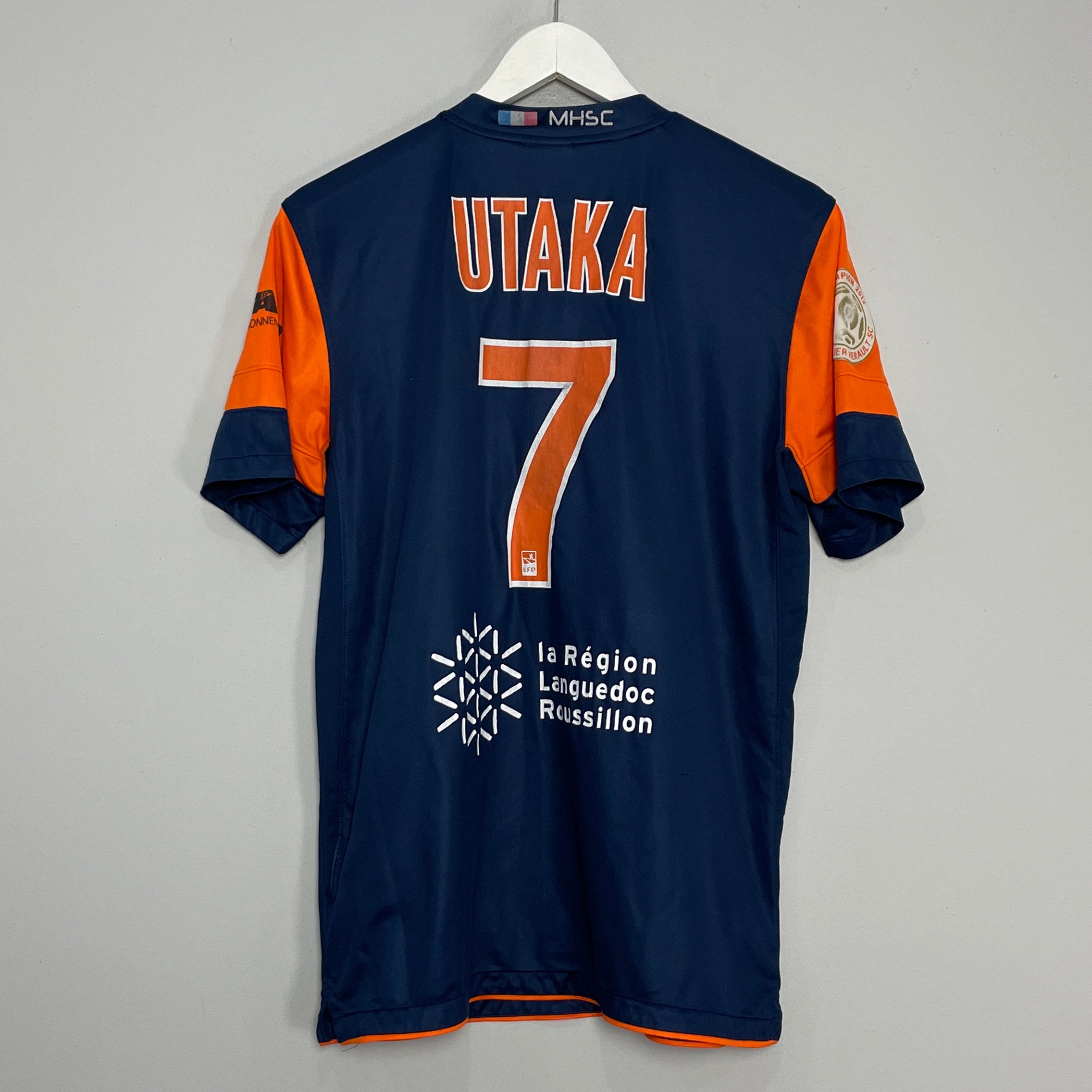 Shop 2012/13 MONTPELLIER UTAKA #7 HOME SHIRT (M) NIKE, classic football shirts, vintage football shirts & retro soccer jerseys at Cult Kits