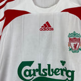 2007/08 LIVERPOOL GERRARD #8 AWAY SHIRT (M) ADIDAS