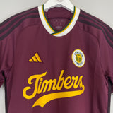 Shop 2024/25 PORTLAND TIMBERS EVANDER #10 THIRD SHIRT (M) ADIDAS, classic football shirts, vintage football shirts & retro soccer jerseys at Cult Kits