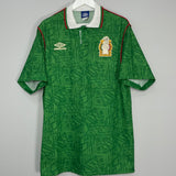Shop 1994 MEXICO HOME SHIRT (XL) UMBRO, classic football shirts, vintage football shirts & retro soccer jerseys at Cult Kits