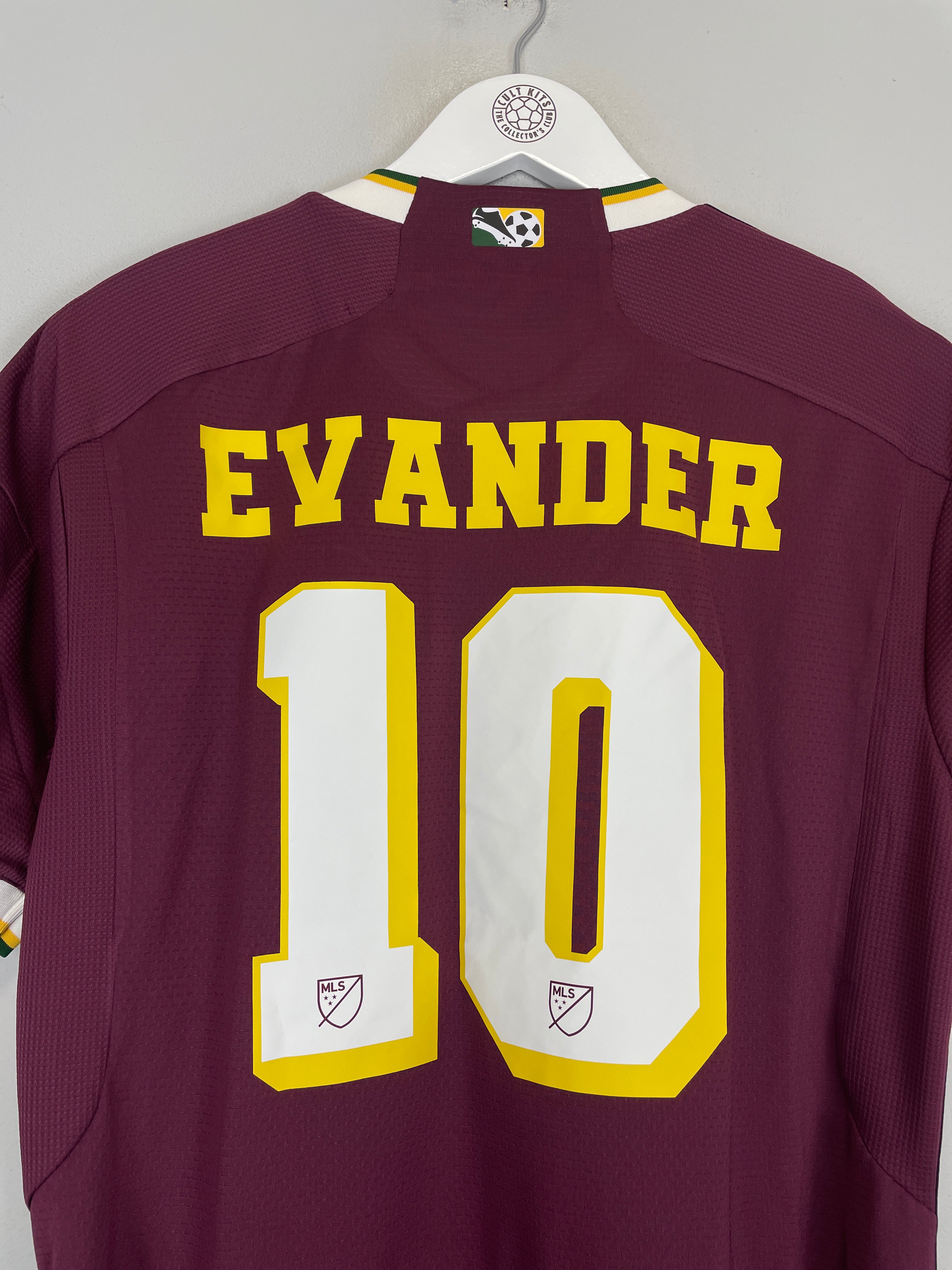 Shop 2024/25 PORTLAND TIMBERS EVANDER #10 THIRD SHIRT (M) ADIDAS, classic football shirts, vintage football shirts & retro soccer jerseys at Cult Kits