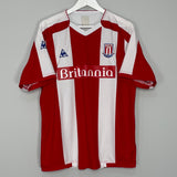 Shop 2008/09 STOKE CITY DELAP #24 HOME SHIRT (L) LE COQ, classic football shirts, vintage football shirts & retro soccer jerseys at Cult Kits