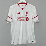Shop 2015/16 LIVERPOOL LALLANA #20 AWAY SHIRT (M) NEW BALANCE, classic football shirts, vintage football shirts & retro soccer jerseys at Cult Kits