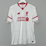 Shop 2015/16 LIVERPOOL LALLANA #20 AWAY SHIRT (M) NEW BALANCE, classic football shirts, vintage football shirts & retro soccer jerseys at Cult Kits