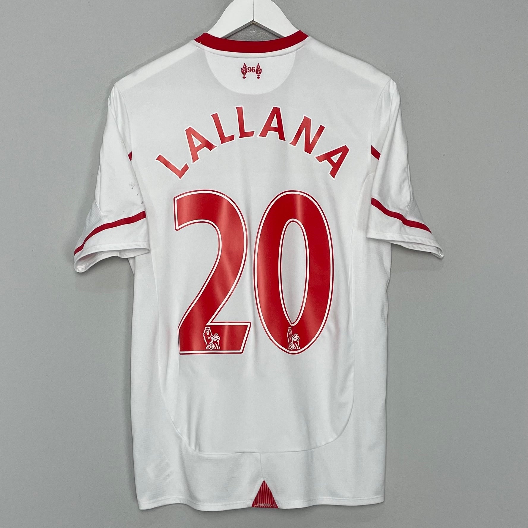 Shop 2015/16 LIVERPOOL LALLANA #20 AWAY SHIRT (M) NEW BALANCE, classic football shirts, vintage football shirts & retro soccer jerseys at Cult Kits