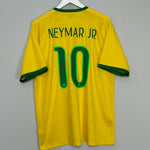 Shop 2014/15 BRAZIL NEYMAR JR #10 HOME SHIRT (XL) NIKE, classic football shirts, vintage football shirts & retro soccer jerseys at Cult Kits