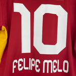 Shop 2011/12 GALATASARAY FELIPE MELO #10 HOME SHIRT (M) NIKE, classic football shirts, vintage football shirts & retro soccer jerseys at Cult Kits