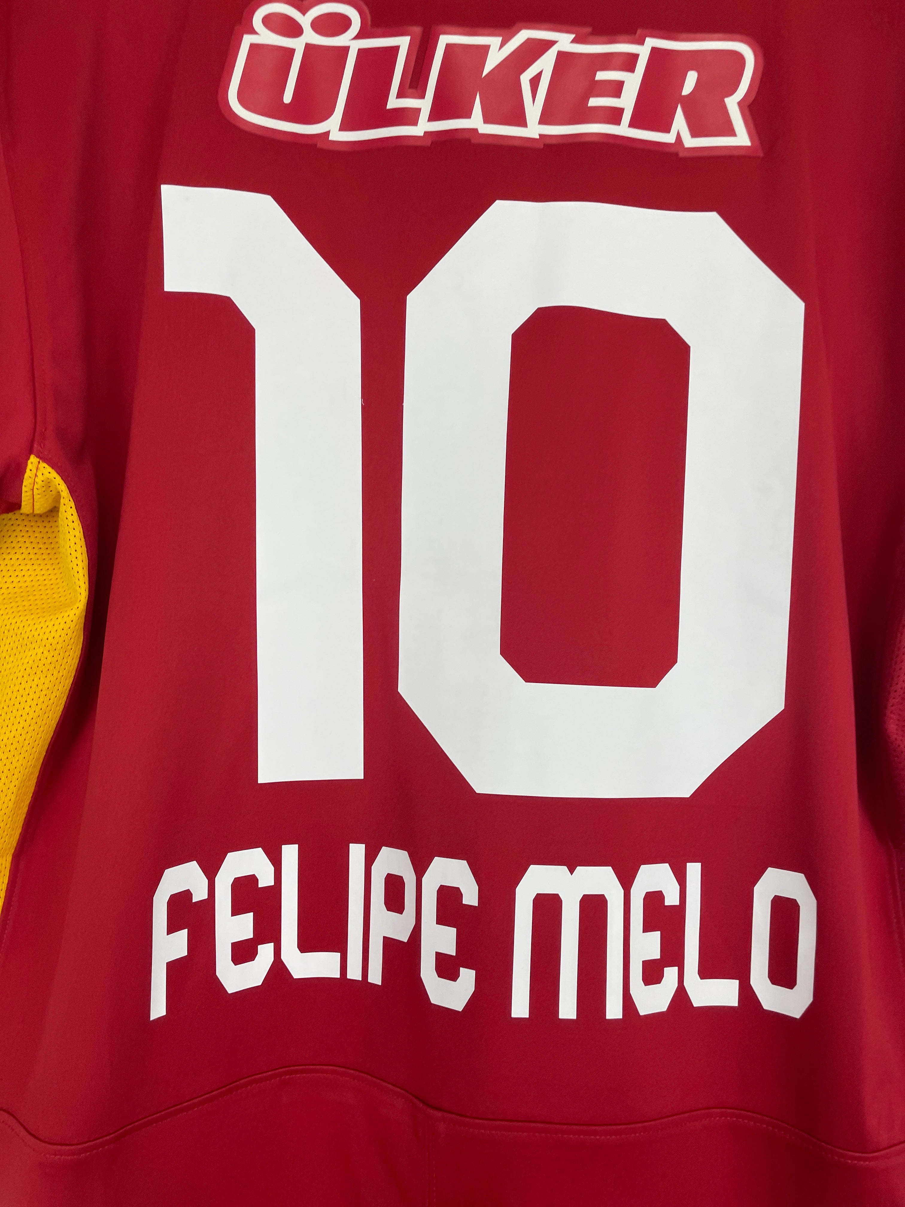 Shop 2011/12 GALATASARAY FELIPE MELO #10 HOME SHIRT (M) NIKE, classic football shirts, vintage football shirts & retro soccer jerseys at Cult Kits