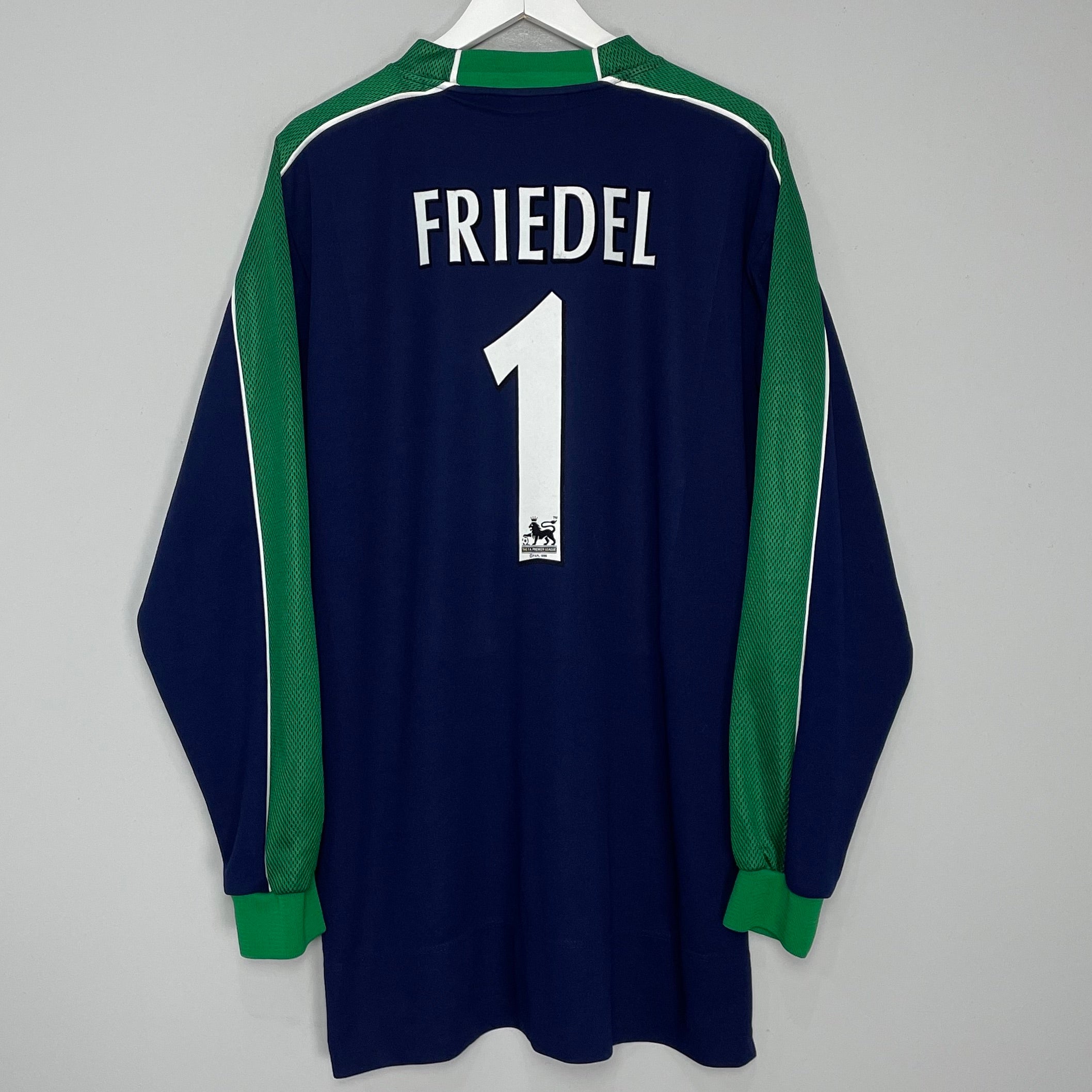 Shop 2000/02 BLACKBURN ROVERS FRIEDEL #1 GK SHIRT (XXL) KAPPA, classic football shirts, vintage football shirts & retro soccer jerseys at Cult Kits