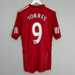 Shop 2010/12 LIVERPOOL TORRES #9 HOME SHIRT (M) ADIDAS, classic football shirts, vintage football shirts & retro soccer jerseys at Cult Kits
