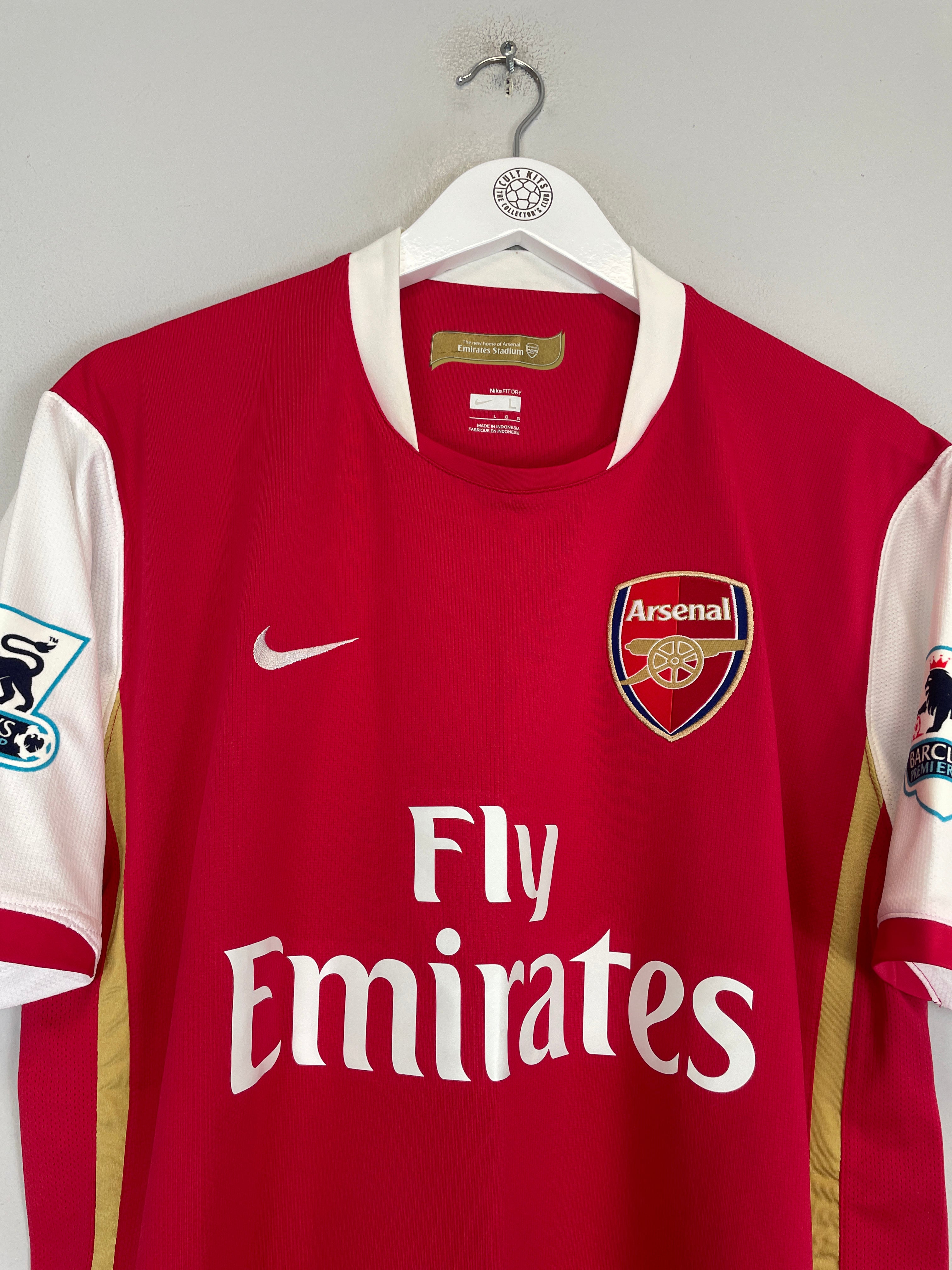 Shop 2006/07 ARSENAL HENRY #14 HOME SHIRT (L) NIKE, classic football shirts, vintage football shirts & retro soccer jerseys at Cult Kits