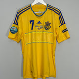 Shop 2011/13 UKRAINE SHEVCHENKO #7 HOME SHIRT (L) ADIDAS, classic football shirts, vintage football shirts & retro soccer jerseys at Cult Kits