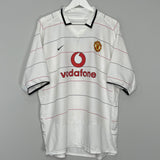 Shop 2003/05 MANCHESTER UNITED RONALDO #7 THIRD SHIRT (XL) NIKE, classic football shirts, vintage football shirts & retro soccer jerseys at Cult Kits