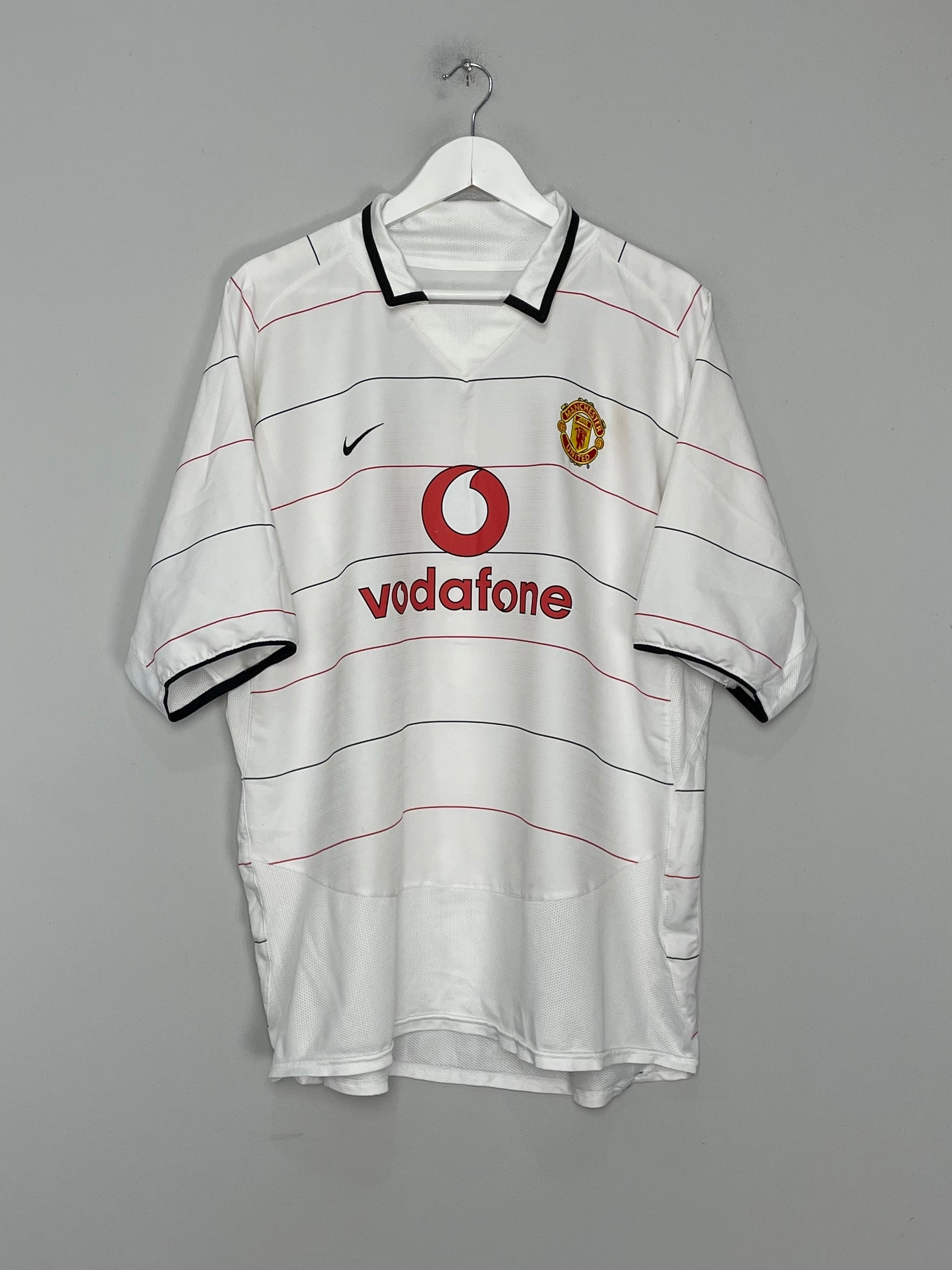 Shop 2003/05 MANCHESTER UNITED RONALDO #7 THIRD SHIRT (XL) NIKE, classic football shirts, vintage football shirts & retro soccer jerseys at Cult Kits