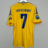 Shop 2011/13 UKRAINE SHEVCHENKO #7 HOME SHIRT (L) ADIDAS, classic football shirts, vintage football shirts & retro soccer jerseys at Cult Kits