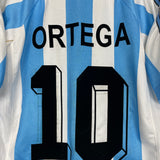 1998 ARGENTINA ORTEGA #10 HOME SHIRT (M) ADIDAS