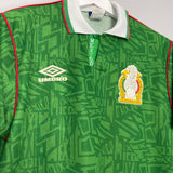 Shop 1994 MEXICO HOME SHIRT (M) UMBRO, classic football shirts, vintage football shirts & retro soccer jerseys at Cult Kits