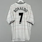 Shop 2003/05 MANCHESTER UNITED RONALDO #7 THIRD SHIRT (XL) NIKE, classic football shirts, vintage football shirts & retro soccer jerseys at Cult Kits