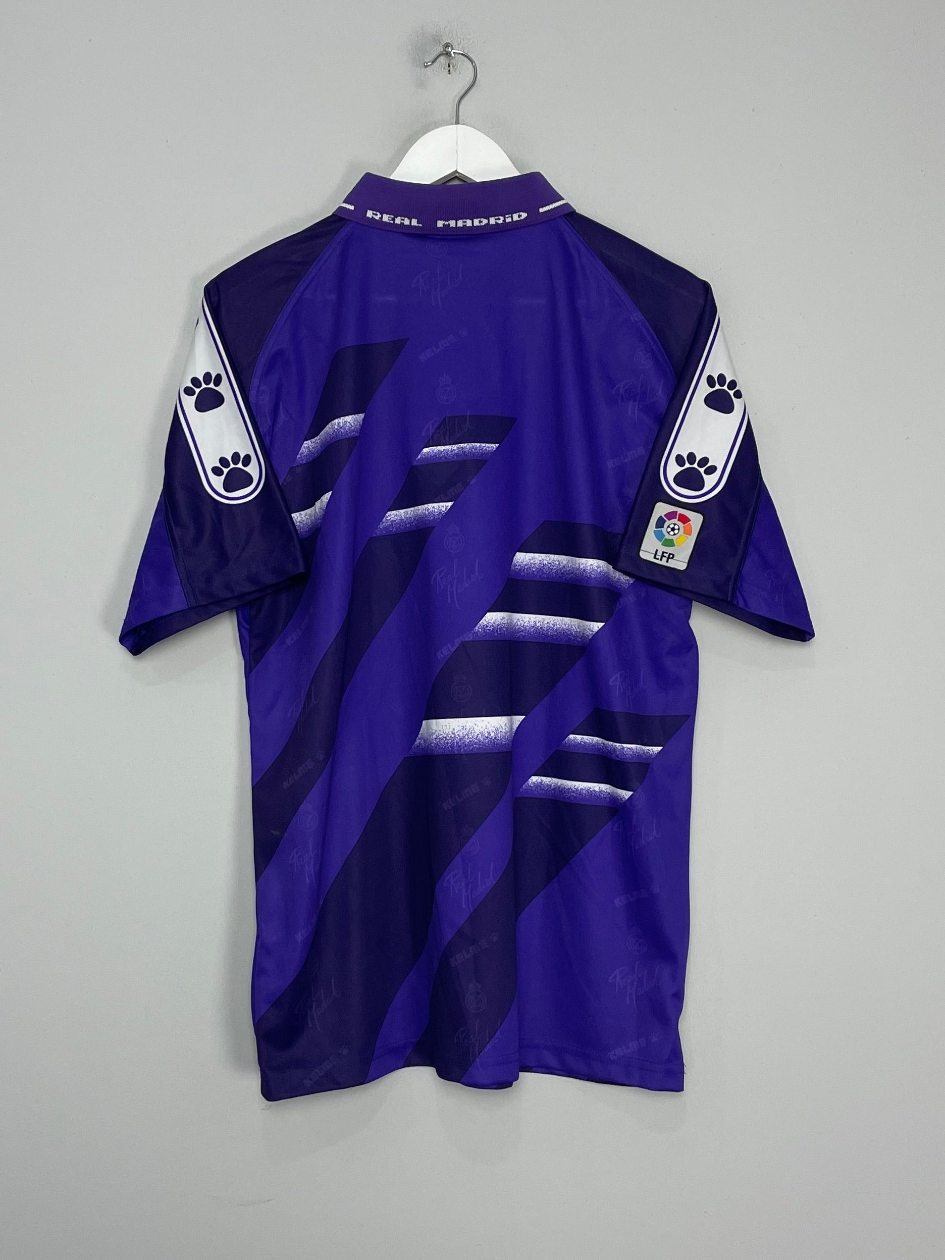 Shop 1994/96 REAL MADRID *BNWT* AWAY SHIRT (M) KELME, classic football shirts, vintage football shirts & retro soccer jerseys at Cult Kits