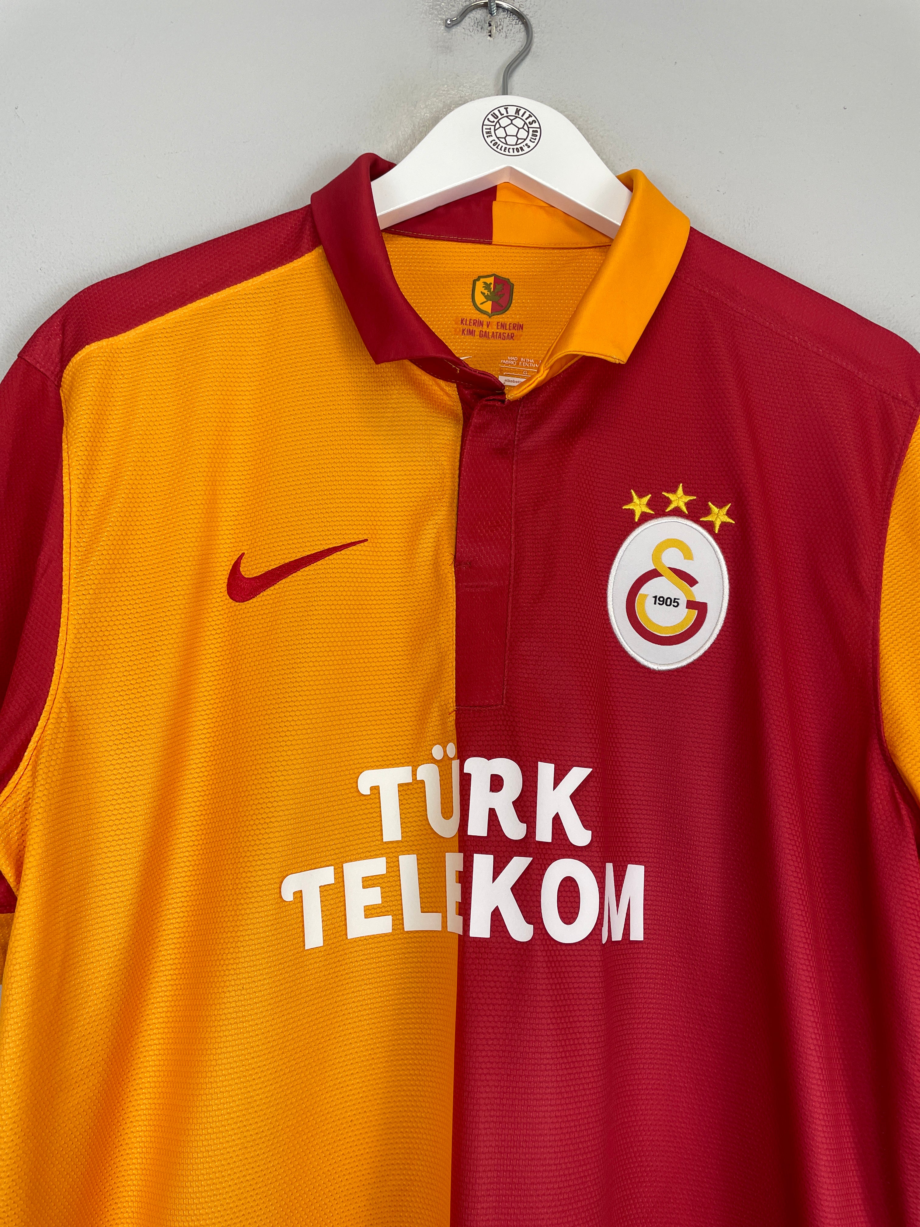Shop 2012/13 GALATASARAY DROGBA #12 HOME SHIRT (L) NIKE, classic football shirts, vintage football shirts & retro soccer jerseys at Cult Kits