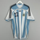 2006/07 ARGENTINA L.GONZALEZ #22 HOME SHIRT (XL) ADIDAS