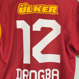 Shop 2012/13 GALATASARAY DROGBA #12 HOME SHIRT (L) NIKE, classic football shirts, vintage football shirts & retro soccer jerseys at Cult Kits