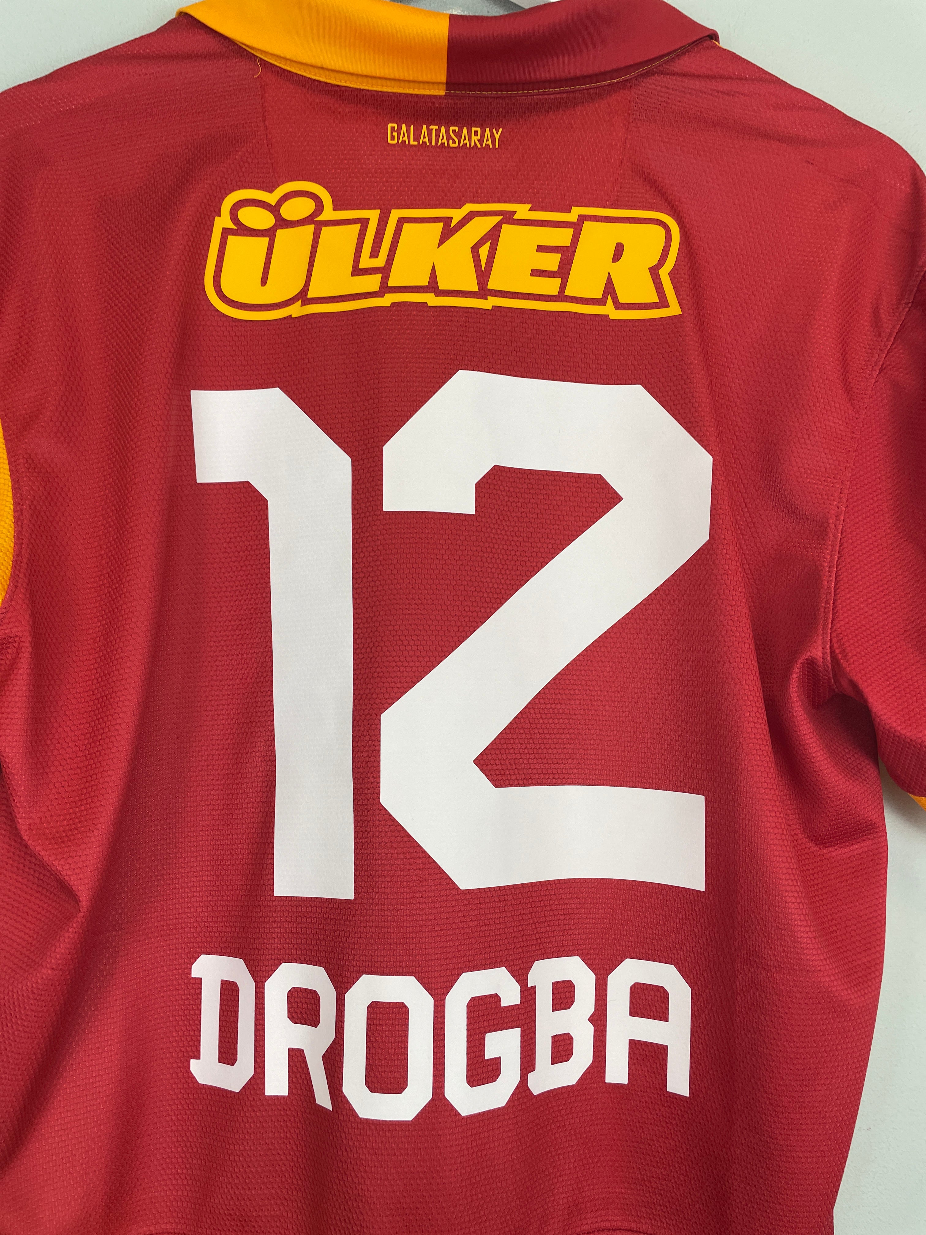 Shop 2012/13 GALATASARAY DROGBA #12 HOME SHIRT (L) NIKE, classic football shirts, vintage football shirts & retro soccer jerseys at Cult Kits