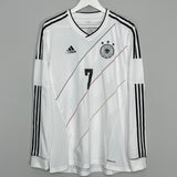 2012/13 GERMANY SCHWEINSTEIGER #7 *PLAYER ISSUE* L/S HOME SHIRT (XL) ADIDAS