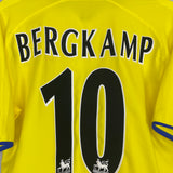 2003/05 ARSENAL BERGKAMP #10 AWAY SHIRT (M) NIKE