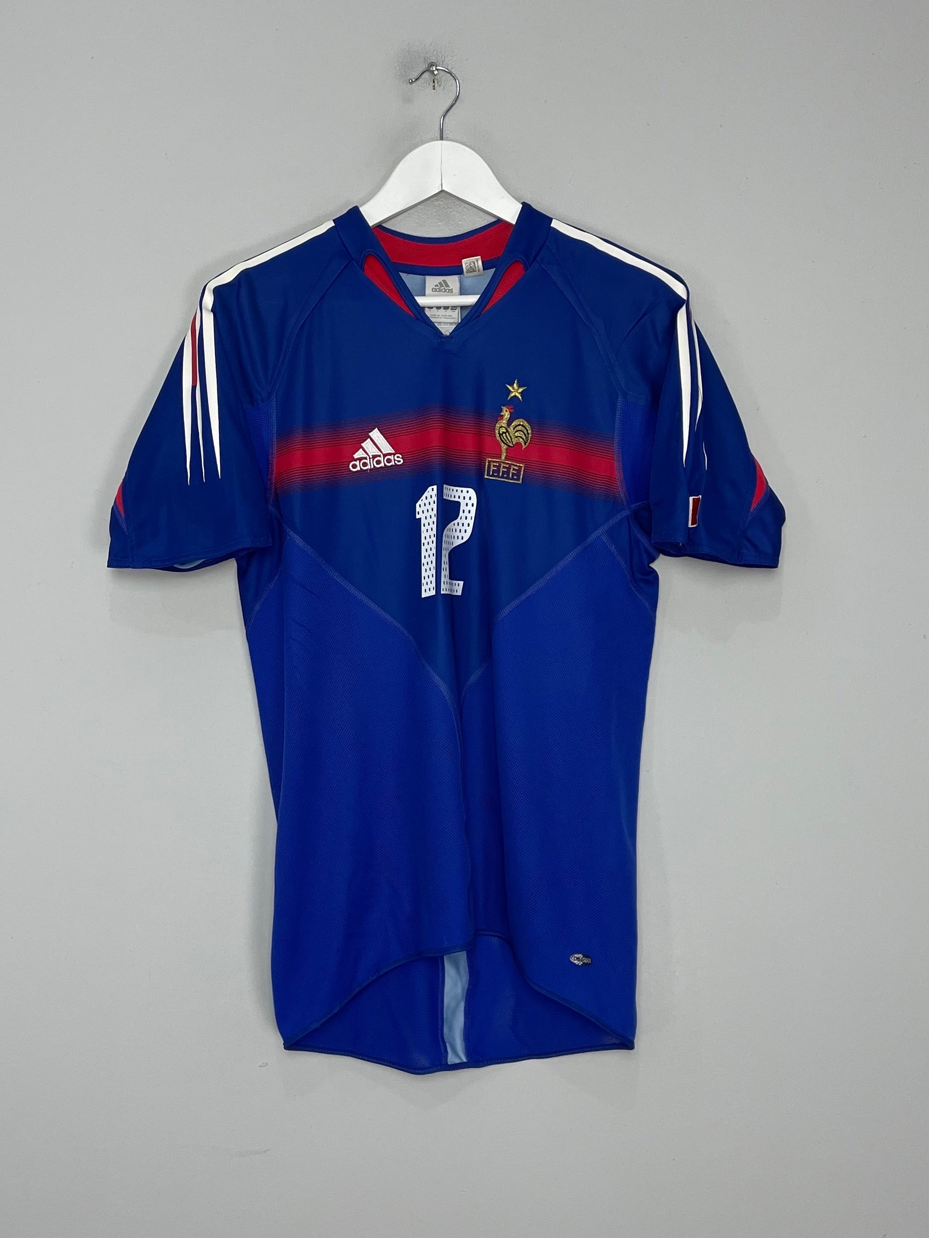 Shop 2004/06 FRANCE HENRY #12 HOME SHIRT (S) ADIDAS, classic football shirts, vintage football shirts & retro soccer jerseys at Cult Kits