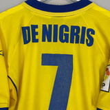 2002/03 VILLARREAL DE NIGRIS #7 HOME SHIRT (M) KELME