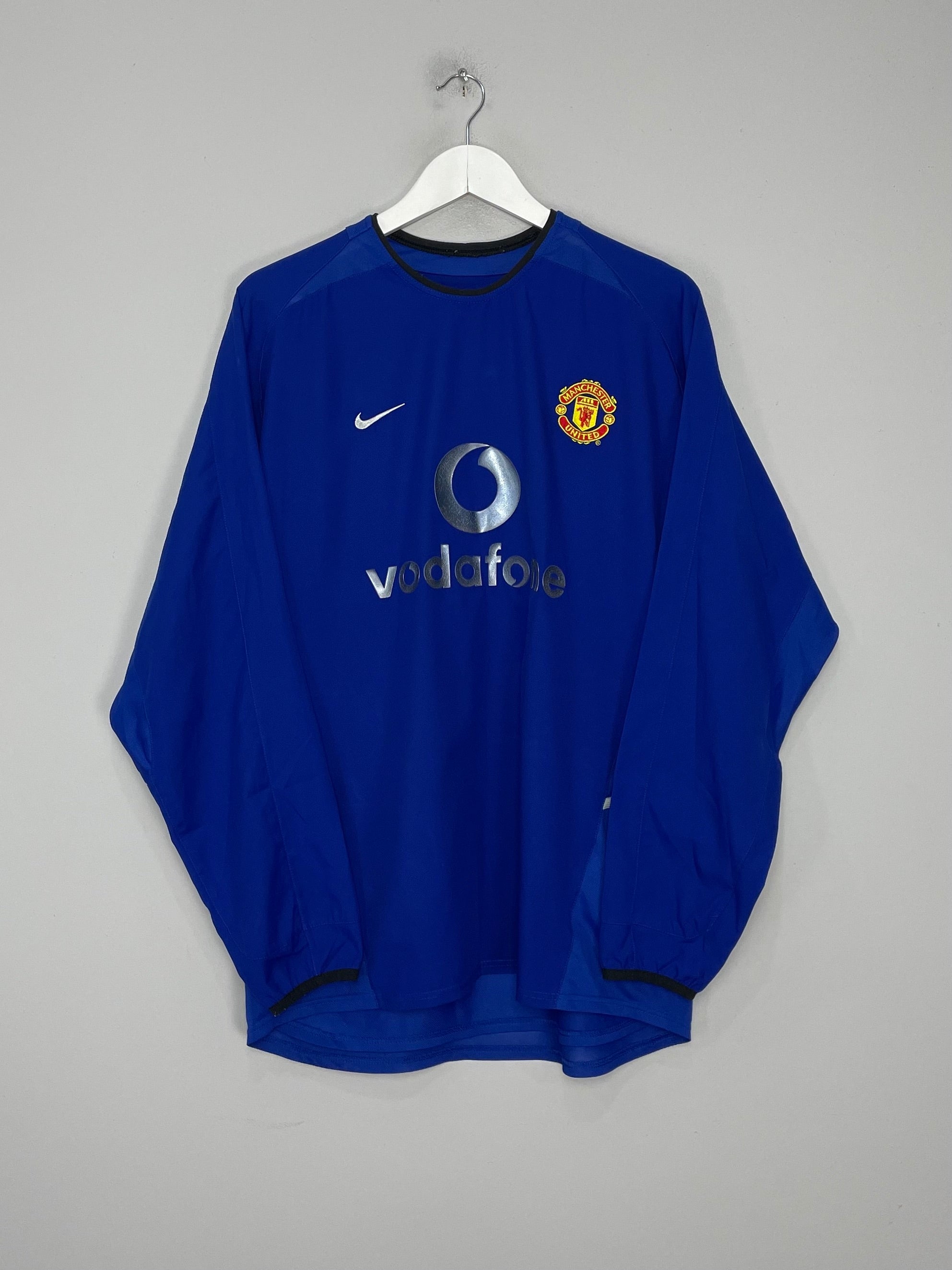 Shop 2002/03 MANCHESTER UNITED BECKHAM #7 L/S THIRD SHIRT (L) NIKE, classic football shirts, vintage football shirts & retro soccer jerseys at Cult Kits