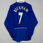 Shop 2002/03 MANCHESTER UNITED BECKHAM #7 L/S THIRD SHIRT (L) NIKE, classic football shirts, vintage football shirts & retro soccer jerseys at Cult Kits