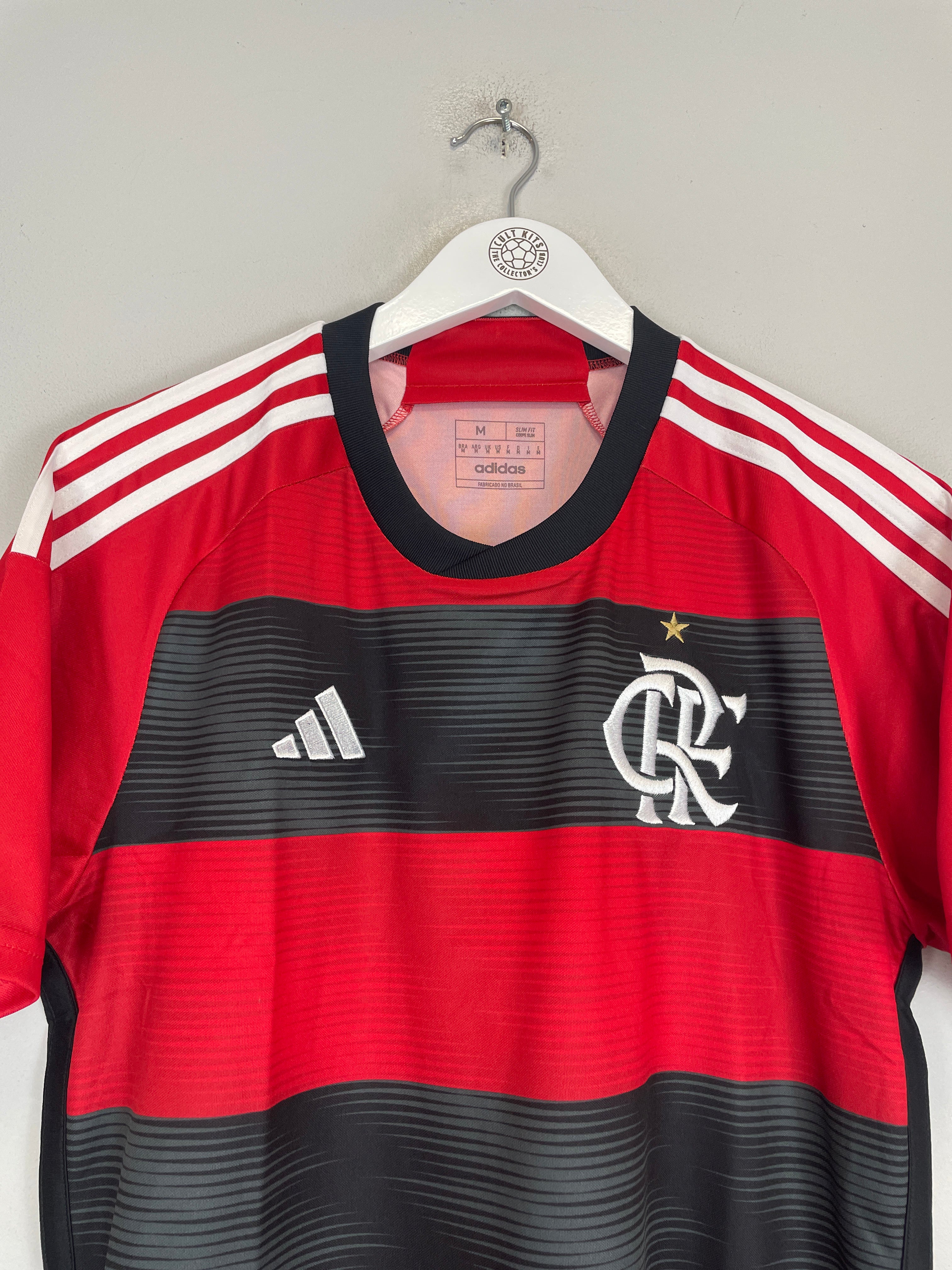 Shop 2023/24 FLAMENGO HOME SHIRT (M) ADIDAS, classic football shirts, vintage football shirts & retro soccer jerseys at Cult Kits
